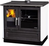 Plamen Festbrennstoffherd EEK A+ Holzherd Plamen 910 wei&szlig;, externe Zuluft,