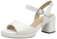 Tamaris WIDE FIT comfortFit aus Leder Blockabsatz Sandalette comfortFit