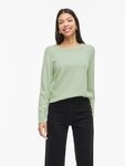 Vila Rundhalspullover VIRIL O-NECK L/S KNIT TOP - NOOS Viskosemischung, regular...
