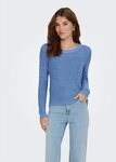 ONLY Strickpullover ONLGEENA XO L/S PULLOVER KNT NOOS Materialmix, regular fit