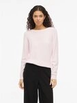 Vila Rundhalspullover VIRIL O-NECK L/S KNIT TOP - NOOS Viskosemischung, regular...