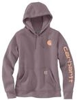 Hoodie CARHARTT "Clarksburg", Damen, Gr. L, lila, Obermaterial: 55% Baumwolle CO. 45%