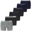 Boxershorts LEVI'S "Boxershort WB Boxer Brief 6P ECOM 6er Pack", Herren, Gr. L, bunt