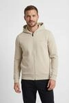 Kapuzensweatjacke BOSS GREEN "Saggy", Herren, Gr. XXL, beige (light beige272),