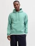 Kapuzensweatshirt JACK & JONES "STAR BASIC SWEAT HOOD", Herren, Gr. L, gr&uuml;n (mineral