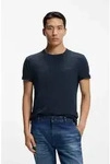 BOSS ORANGE T-Shirt Tegood Rundhalsausschnitt, Regular Fit, Logoschriftzug blau L
