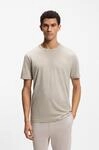 T-Shirt BOSS ORANGE "Tegood Regular Fit", Herren, Gr. M, open grau070, Single Jersey,