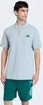 Poloshirt ADIDAS SPORTSWEAR "M PQ PS", Herren, Gr. M, wei&szlig; (wonder sage),