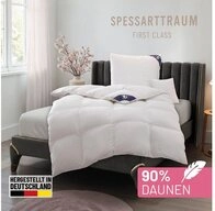 SPESSARTTRAUM Daunenbettdecke First Class, F&uuml;llung: 90% Daunen / 10% Federn, Klasse
