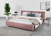 Home affaire Polsterbett Adrina mit Biesenoptik, Feincord und Luxus-Microfaser, bis