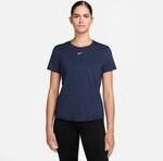 T-Shirt NIKE "W NK ONE CLASSIC DF SS TOP", Damen, Gr. XL, blau (midnight nav),