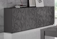 Home affaire Sideboard Prisma Breite 241, Kommode 4 T&uuml;ren, Anrichte, Front mit
