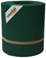 zaunzu Sichtschutzstreifen Rille Maxi Rolle f&uuml;r Doppelstabmatten 24cm hoch Gr&uuml;n