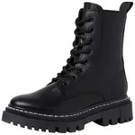 Tamaris COMFORT-Lining, Removable Sock aus Leder Schn&uuml;rstiefelette COMFORT-Lining