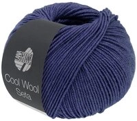 LANA GROSSA Cool Wool Seta H&auml;kelwolle, 160 m