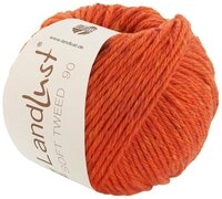 LANA GROSSA LANDLUST SOFT TWEED 90 H&auml;kelwolle, 90 m (Klassisch verzwirntes Tweedgarn
