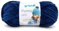 Gr&uuml;ndl Funny Chenille Wolle uni einfarbig zum Stricken H&auml;keln, Chenillegarn