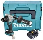 Makita Akku-Schrauber DDF 492 F1J Akku Bohrschrauber 18 V 141 Nm Brushless + 1x...