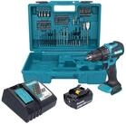 Makita Akku-Schlagbohrschrauber DHP 490 RF1X3 18V 65 Nm Brushless + 1x Akku 3 Ah +