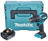 Makita Akku-Schlagbohrschrauber DHP 490 G1J 18 V 65 Nm Brushless + 1x Akku 6,0Ah +