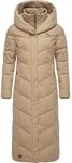 Ragwear Steppmantel Natalka Extralong Gesteppter Damen Mantel mit Kapuze