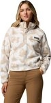 Columbia Sweatshirt Helvetia II Printed Cropped Half Sn SEA SALT, SPRAYFLOWER