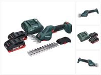 metabo Akku-Grasschere SGS 18 LTX Q Akku Gras und Strauchschere 18 V + 2x Akku...