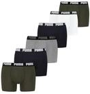 PUMA Boxershorts PUMA MEN EVERYDAY BOXER (6er Pack) Elastischer Logobund,