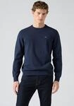 Rundhalspullover LEVI'S "LIGHTWEIGHT HM SWEATER", Herren, Gr. M, blau (naval
