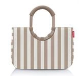 REISENTHEL&reg; Tragetasche loopshopper M summerstripes coffee