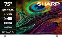 Sharp 4T-C75JPx QLED Mini LED-Fernseher (189 cm/75 Zoll, 4K Ultra HD, Google TV)