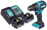 Makita Akku-Schrauber DDF 490 SM 18 V 65 Nm 1/2" Brushless + 2x Akku 4,0 Ah +