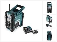 Makita DMR 112 RG1 Akku Baustellen Radio 7,2 - 18V Bluetooth DAB+ + 1x 6,0Ah