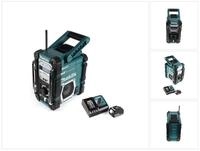 Makita DMR 112 RF1 Akku Baustellen Radio 7,2 - 18V Bluetooth DAB+ + 1x 3,0Ah
