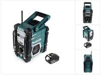 Makita DMR 112 G1 Akku Baustellen Radio 7,2 - 18V Bluetooth DAB+ + 1x 6,0Ah