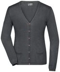 James & Nicholson Cardigan Klassische Damen Strickjacke Ladies' Cardigan JN667 mit