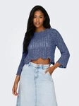 ONLY Rundhalspullover ONLNOLA LIFE 3/4 PULLOVER KNT NOOS