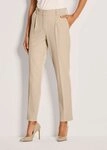MADELEINE Bundfaltenhose Konische Businesshose mit Stretch-Komfort Schmal zulaufende