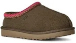UGG W TASMAN II Slipper Homeslipper, Schlupfschuh, Clog mit Textilband verziert grau