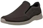 Ecco Alltag-Travelschuhe Irving (Nubukleder, Slip-On) dunkelbraun Herren Sneaker