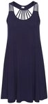 s.Oliver Strandkleid mit besonderem Tr&auml;gerdesign, Minikleid, Sommerkleid