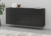 Home affaire Sideboard Ava, Breite 140 cm, h&auml;ngend und stehend montierbar, moderne