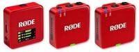 R&Oslash;DE Rode Mikrofon-Funksystem Wireless GO Gen 3 Rot Digitales Aufnahmeger&auml;t...