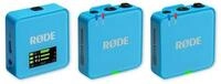 R&Oslash;DE Rode Mikrofon-Funksystem Wireless GO Gen 3 Blau Digitales Aufnahmeger&auml;t...
