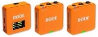 R&Oslash;DE Rode Mikrofon-Funksystem Wireless GO Gen 3 Orange Digitales...