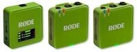 R&Oslash;DE Rode Mikrofon-Funksystem Wireless GO Gen 3 Gr&uuml;n Digitales Aufnahmeger&auml;t...