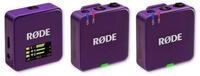 R&Oslash;DE Rode Mikrofon-Funksystem Wireless GO Gen 3 Lila Digitales Aufnahmeger&auml;t...