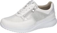 Keilsneaker WALDL&Auml;UFER "K-JANKA", Damen, Gr. 3,5 (36), wei&szlig; (wei&szlig;, silberfarben),