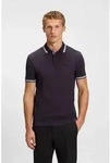 BOSS GREEN Poloshirt Paddy atmungsaktive Piqu&eacute;-Webstruktur, Flachstrickkragen,