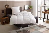OTTO home Daunenbettdecke + 3-Kammer-Kopfkissen Lasse, Bettdecke 135x200 cm, 155x220
